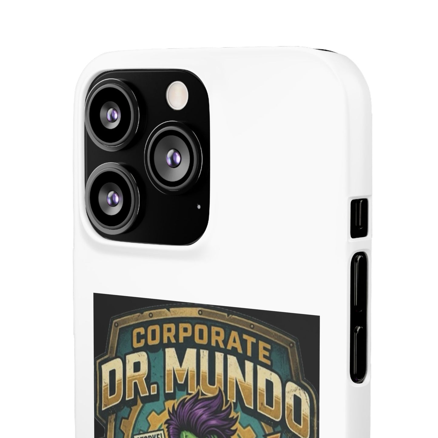 Corporate Dr. Mundo Phone Case — Funny Gaming Snap Case for League of Legends Fans
