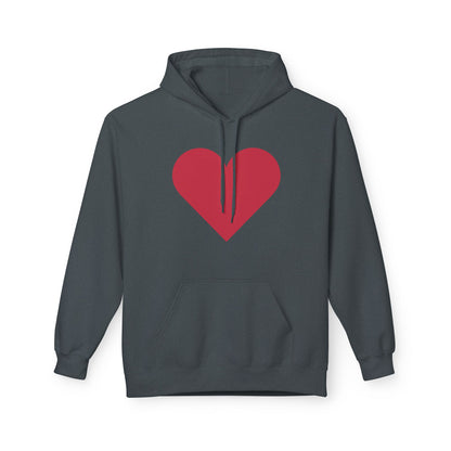Heart & Rose Pattern Hoodie — Romantic Floral Valentine Pullover