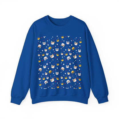 Cute Cartoon Animals Unisex Heavy Blend™ Crewneck Sweatshirt