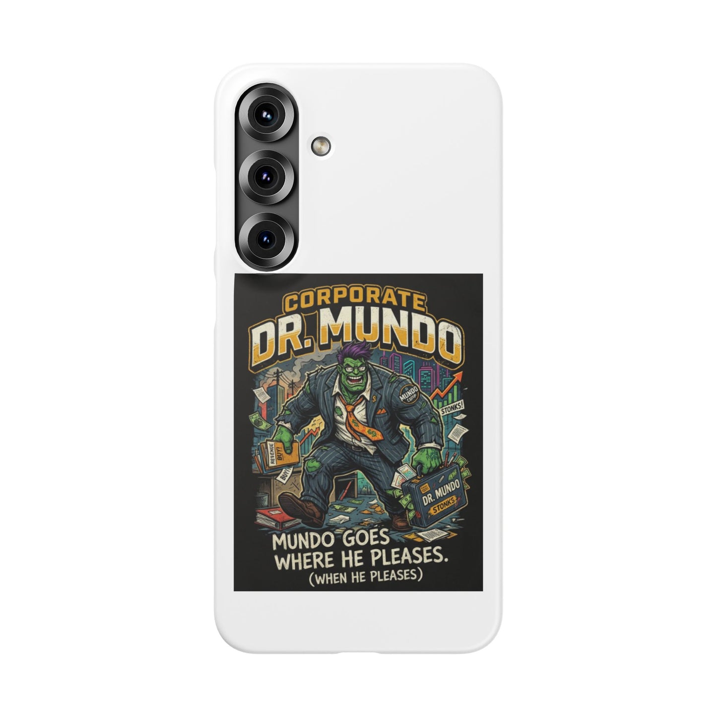 Snap Case — "Corporate Dr. Mundo" Phone Case | Funny Gamer League Riot-Inspired Design