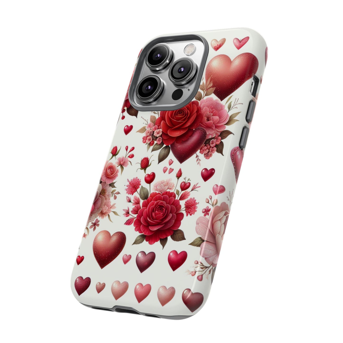 Heartfelt Floral Phone Case | Tough Cases for Love & Romance