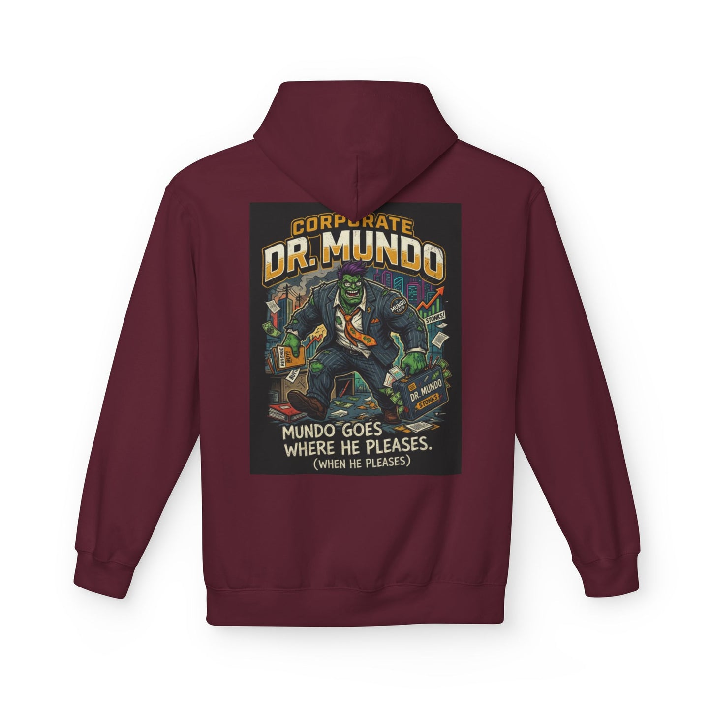 Dr Mundo Retro Arcade Hoodie league of legands— Gaming Champion Pullover