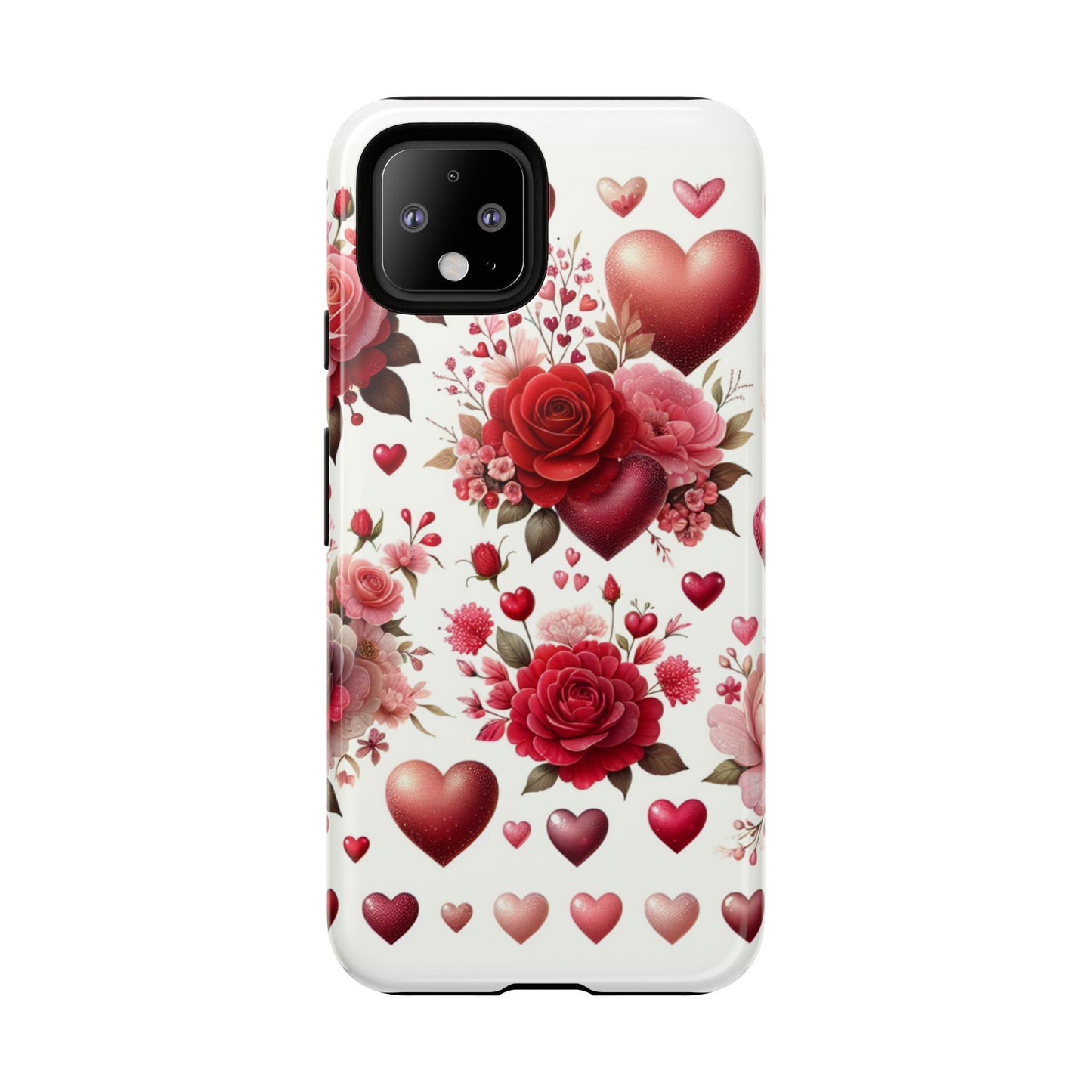 Heartfelt Floral Phone Case | Tough Cases for Love & Romance