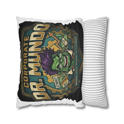 Dr. Mundo Corporate Pillowcase — Funny Gaming Monster Throw Pillowcase