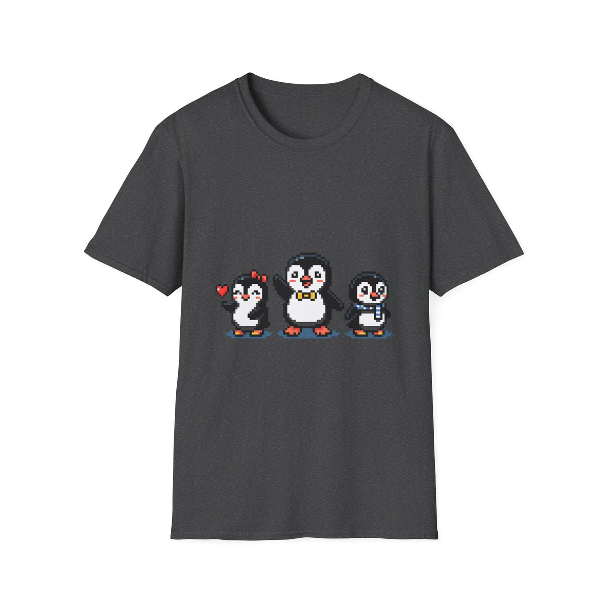 Penguin Pixel Tee — Cute Retro Pixel Art Penguins T-Shirt