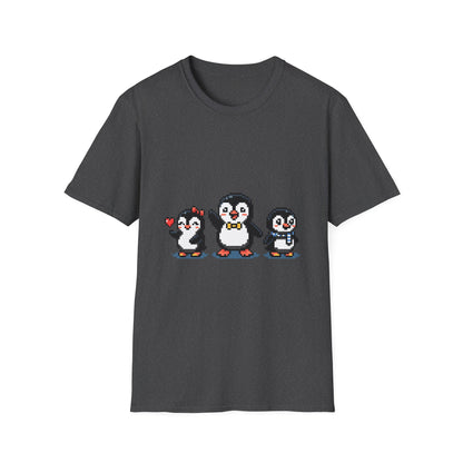 Penguin Pixel Tee — Cute Retro Pixel Art Penguins T-Shirt
