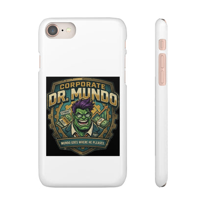 Corporate Dr. Mundo Phone Case — Funny Gaming Snap Case for League of Legends Fans