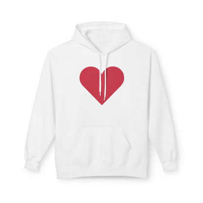 Heart & Rose Pattern Hoodie — Romantic Floral Valentine Pullover