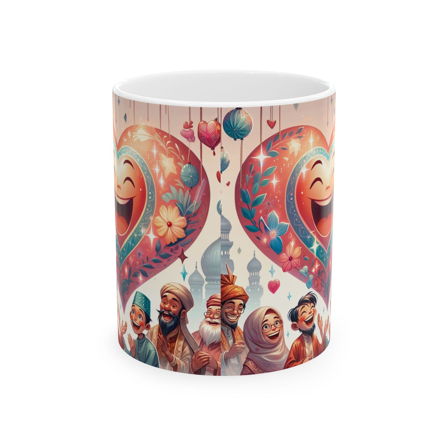 Joyful Diversity Ceramic Mug - Celebrate Unity & Happiness