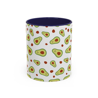 Quirky Avocado Print Coffee Mug - Fun Kitchen Accessory for Unique Coffee Lovers