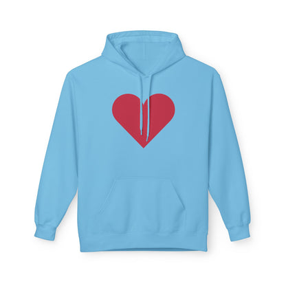 Heart & Rose Pattern Hoodie — Romantic Floral Valentine Pullover