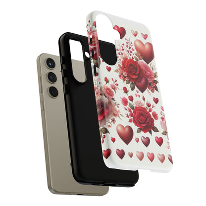 Heartfelt Floral Phone Case | Tough Cases for Love & Romance