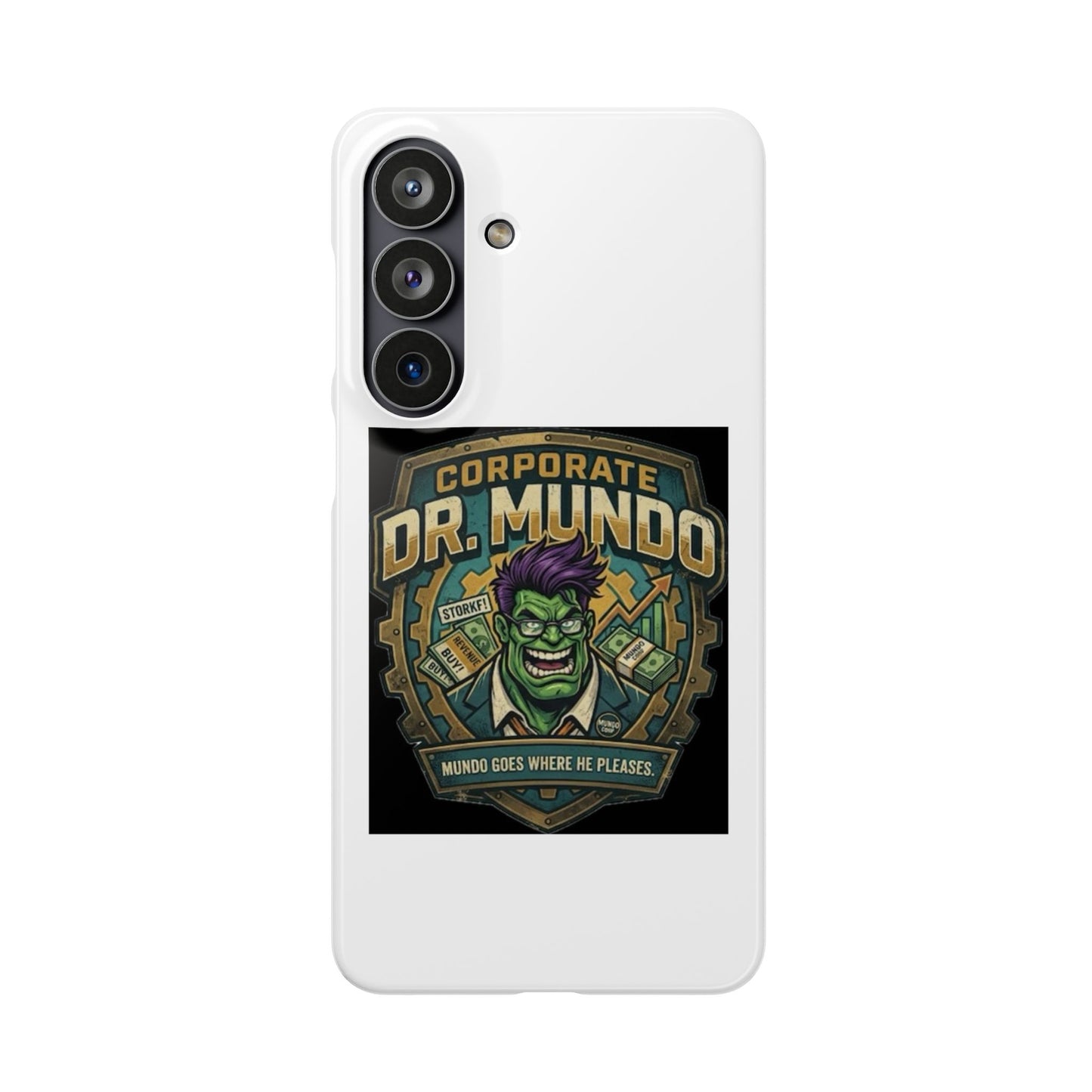 Corporate Dr. Mundo Phone Case — Funny Gaming Snap Case for League of Legends Fans
