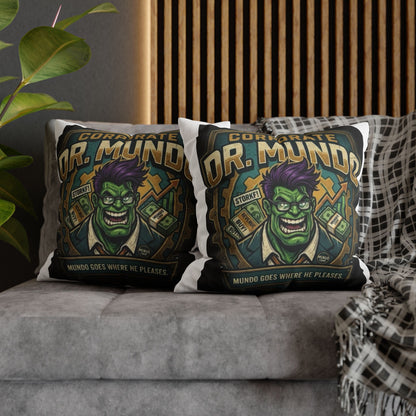 Dr. Mundo Corporate Pillowcase — Funny Gaming Monster Throw Pillowcase