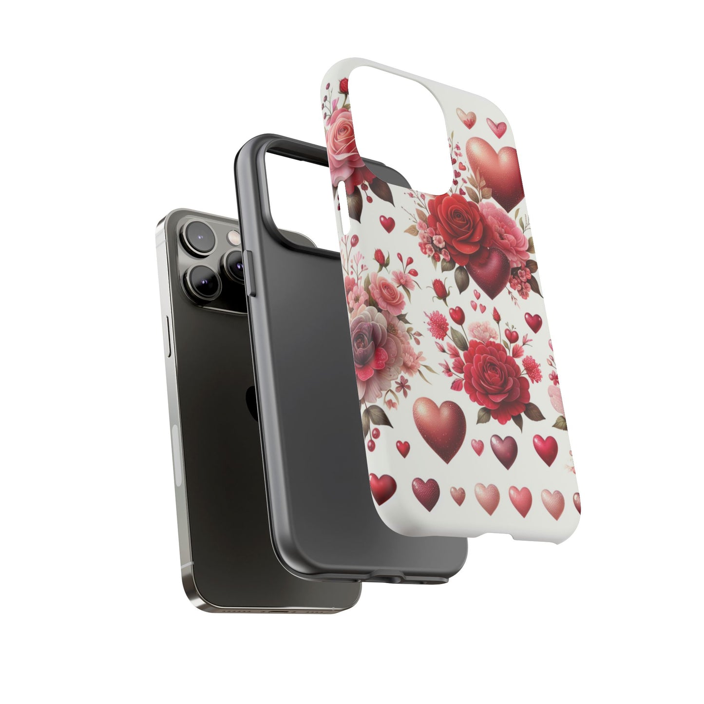 Heartfelt Floral Phone Case | Tough Cases for Love & Romance