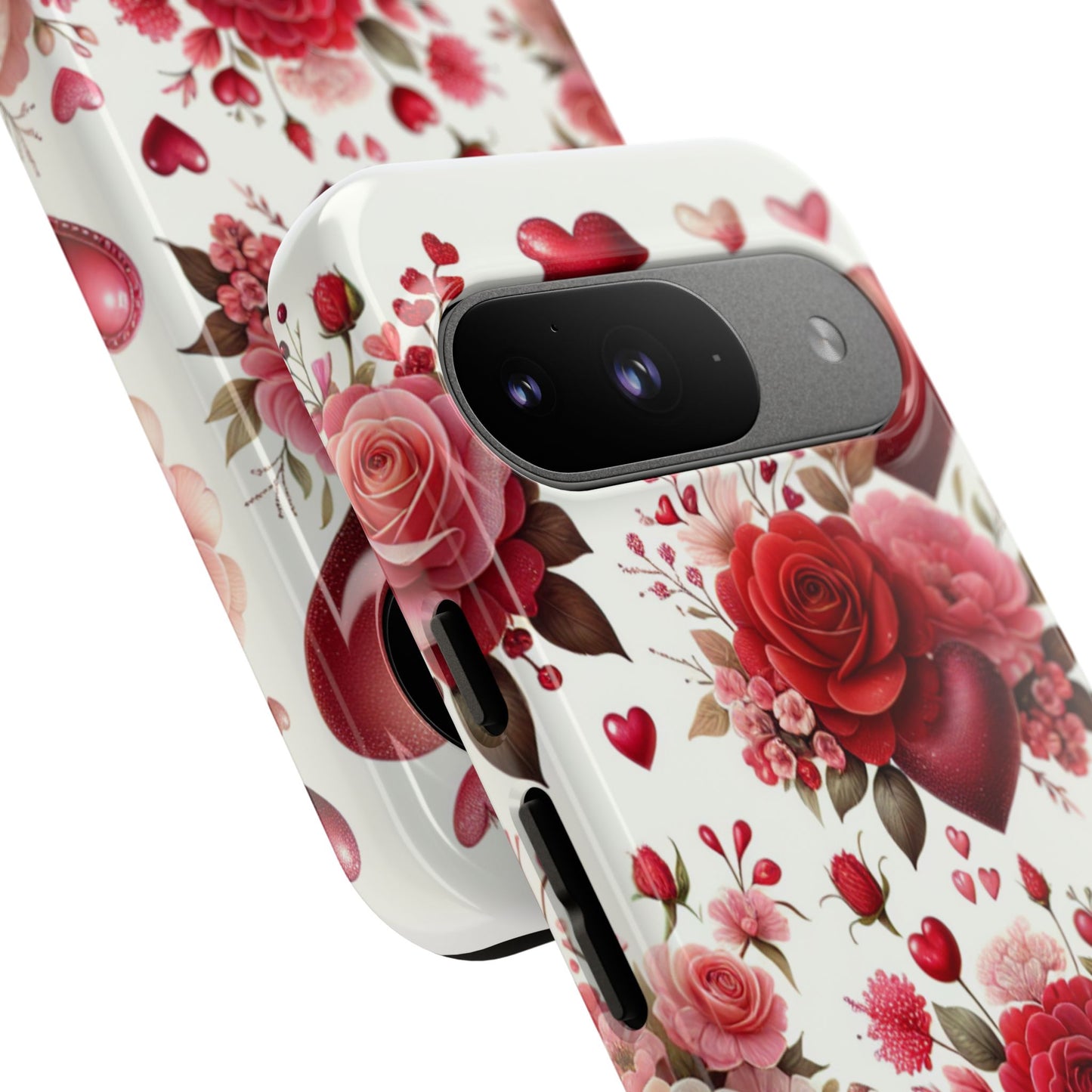 Heartfelt Floral Phone Case | Tough Cases for Love & Romance