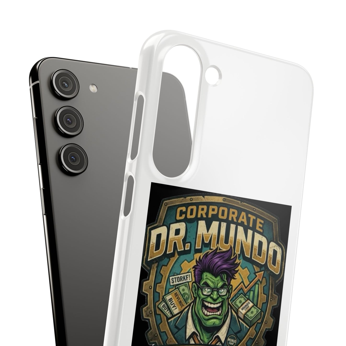 Corporate Dr. Mundo Phone Case — Funny Gaming Snap Case for League of Legends Fans