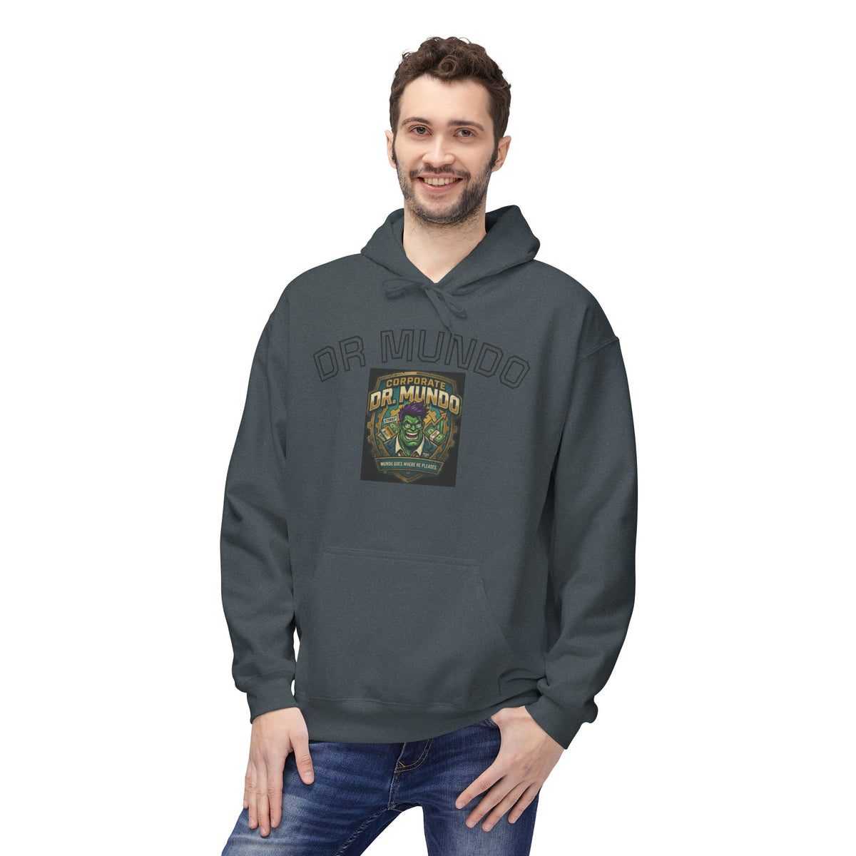Dr Mundo Retro Arcade Hoodie league of legands— Gaming Champion Pullover