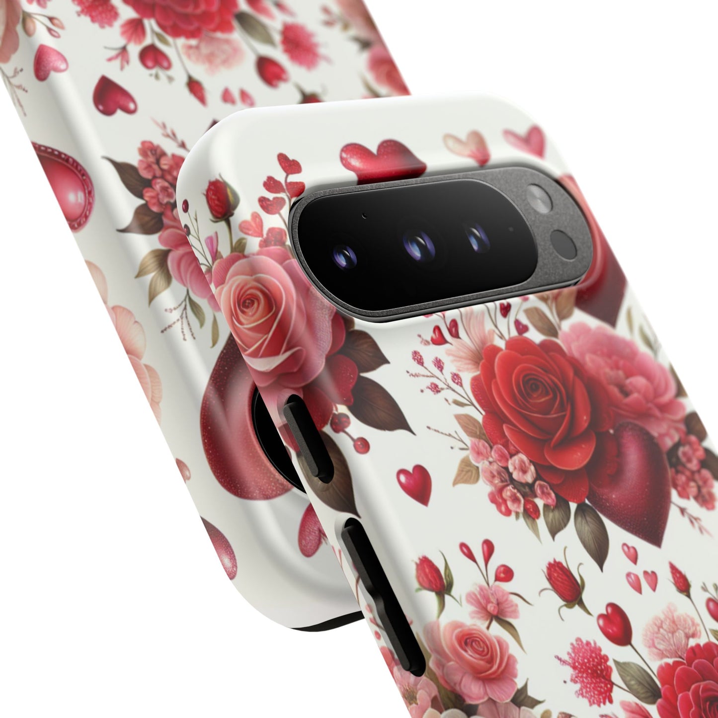 Heartfelt Floral Phone Case | Tough Cases for Love & Romance