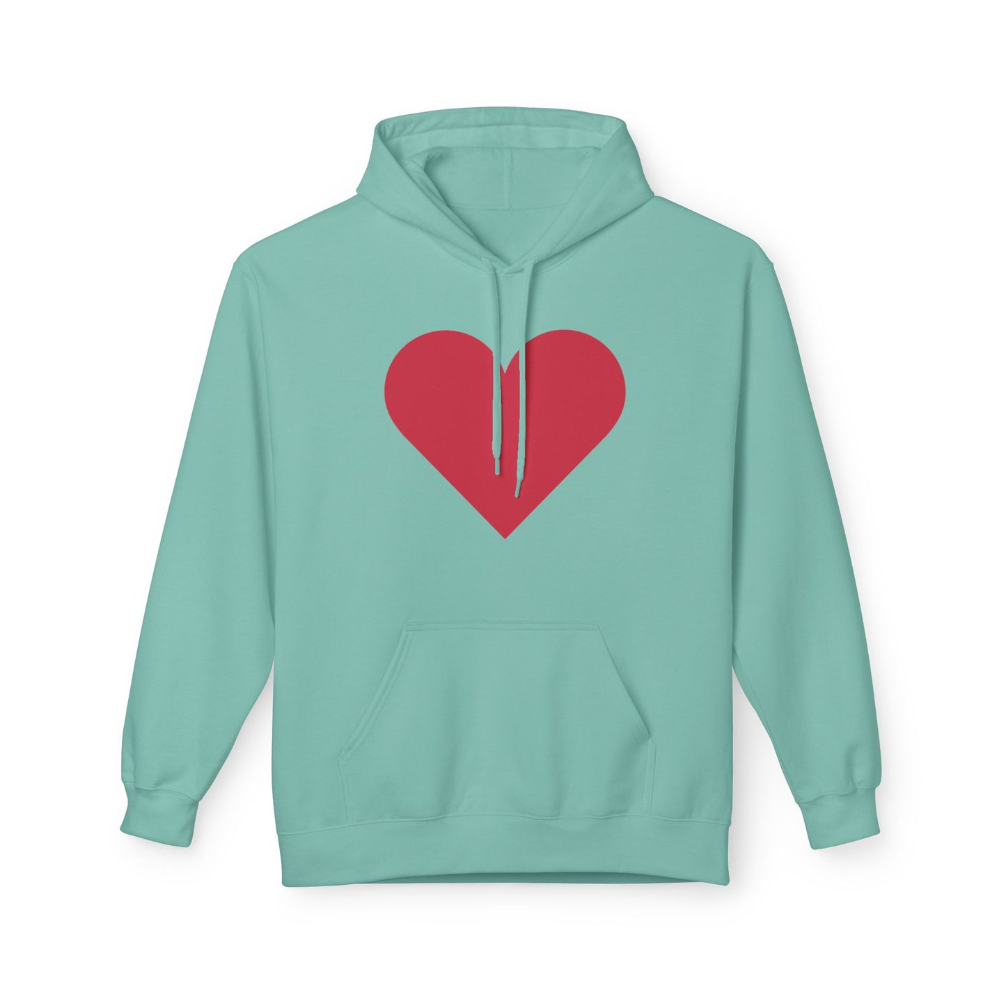 Heart & Rose Pattern Hoodie — Romantic Floral Valentine Pullover