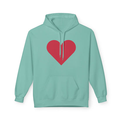 Heart & Rose Pattern Hoodie — Romantic Floral Valentine Pullover