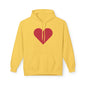 Heart & Rose Pattern Hoodie — Romantic Floral Valentine Pullover