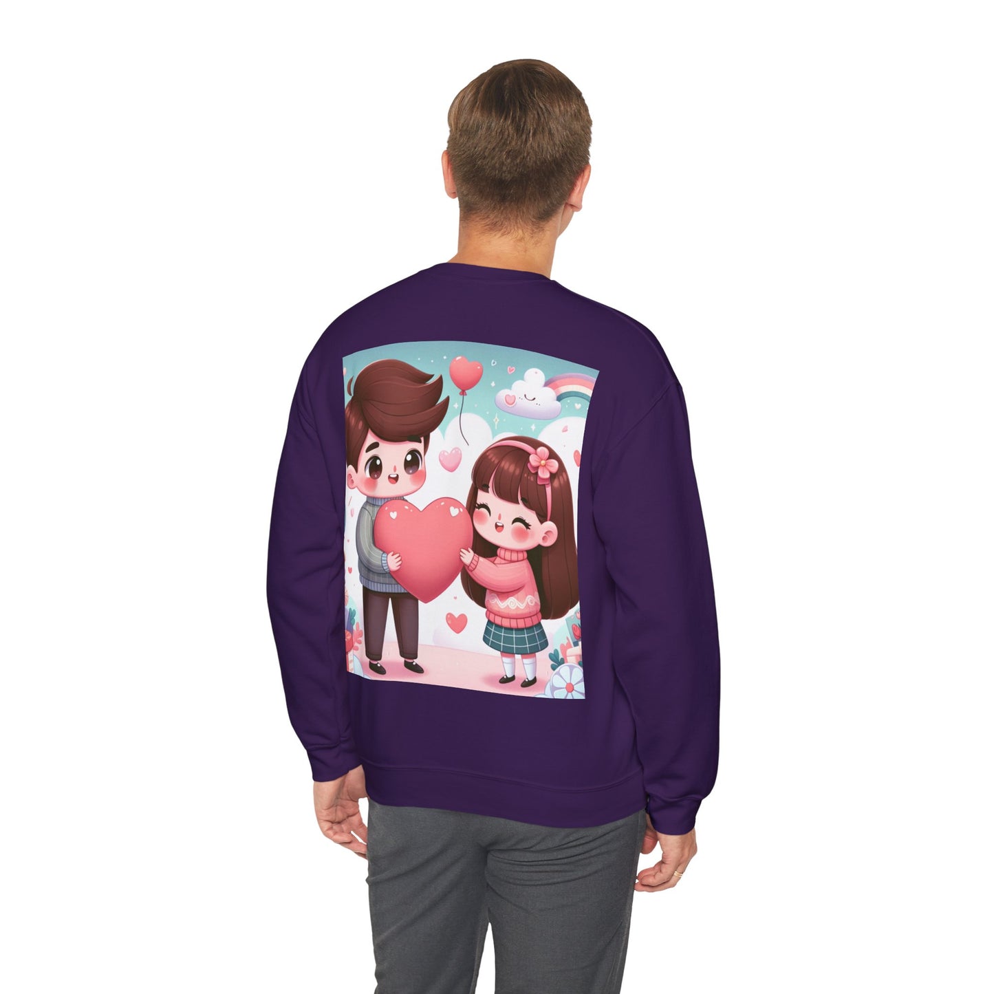 Cute Couples Love Sweatshirt - Unisex Heavy Blend™ - Perfect for Valentine’s Day & Anniversaries