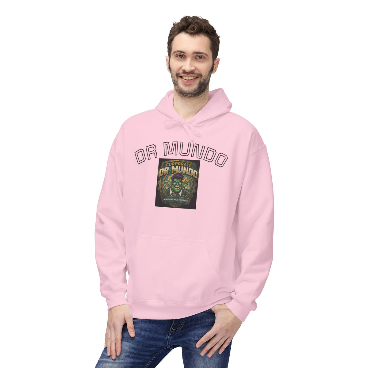 Dr Mundo Retro Arcade Hoodie league of legands— Gaming Champion Pullover
