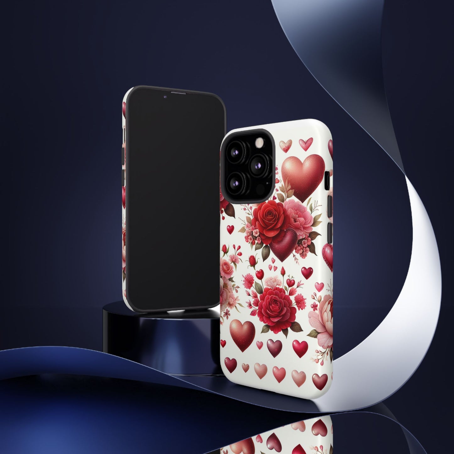 Heartfelt Floral Phone Case | Tough Cases for Love & Romance