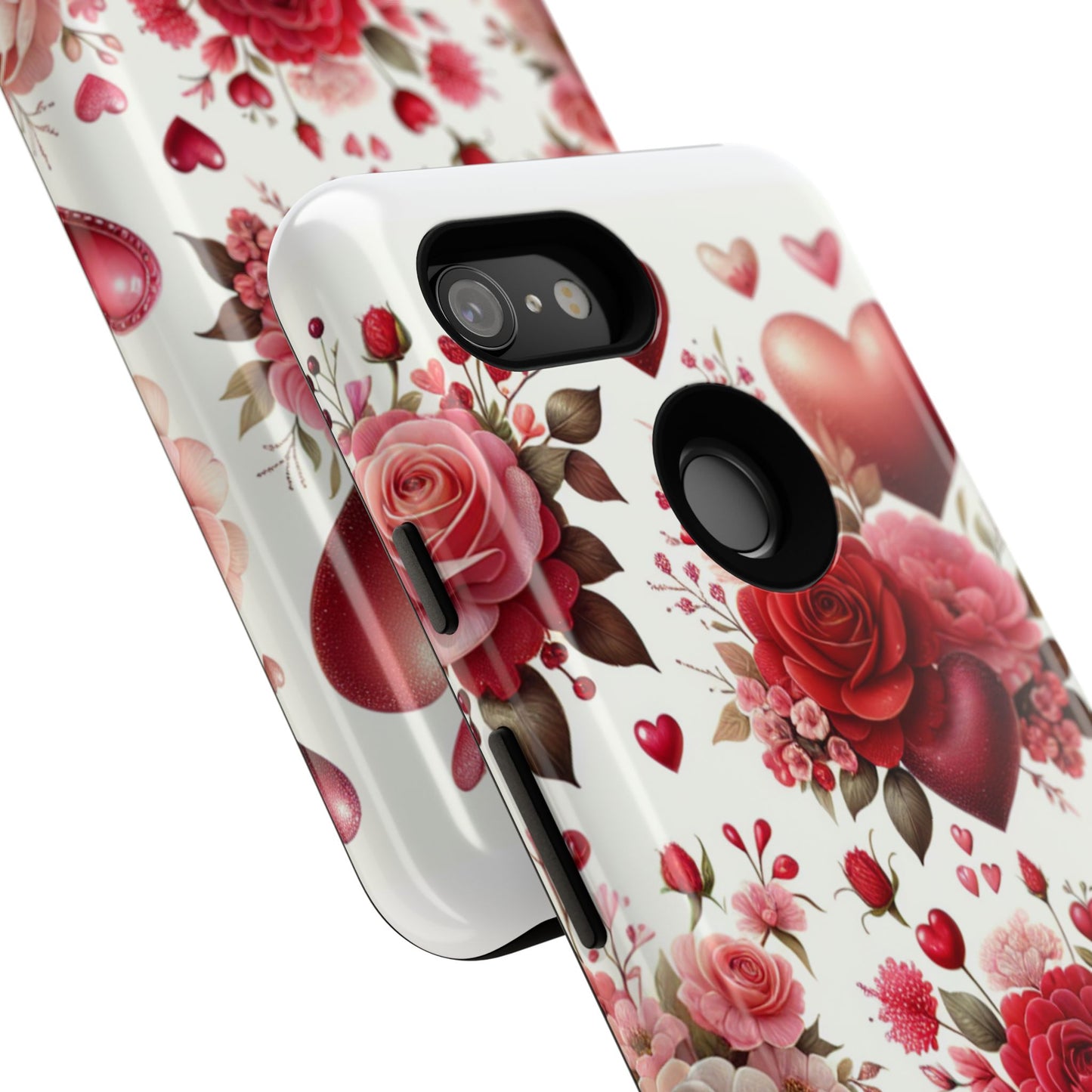 Heartfelt Floral Phone Case | Tough Cases for Love & Romance