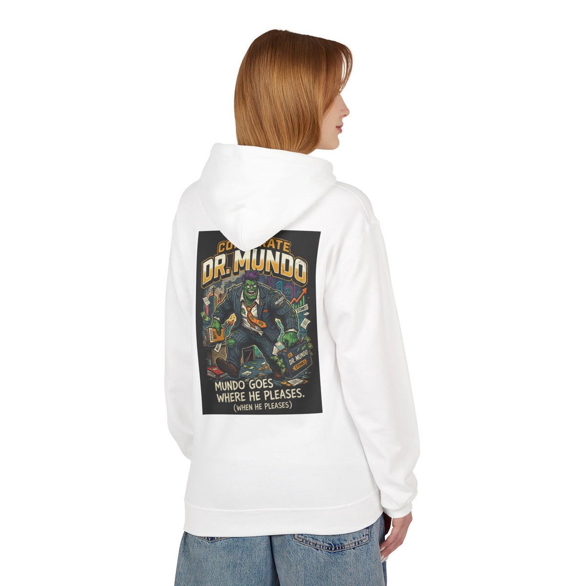 Dr Mundo Retro Arcade Hoodie league of legands— Gaming Champion Pullover