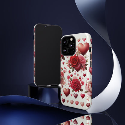 Heartfelt Floral Phone Case | Tough Cases for Love & Romance