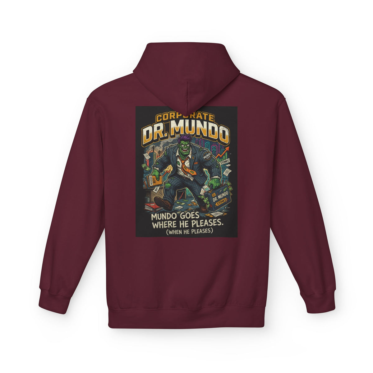 Dr Mundo Retro Arcade Hoodie league of legands— Gaming Champion Pullover
