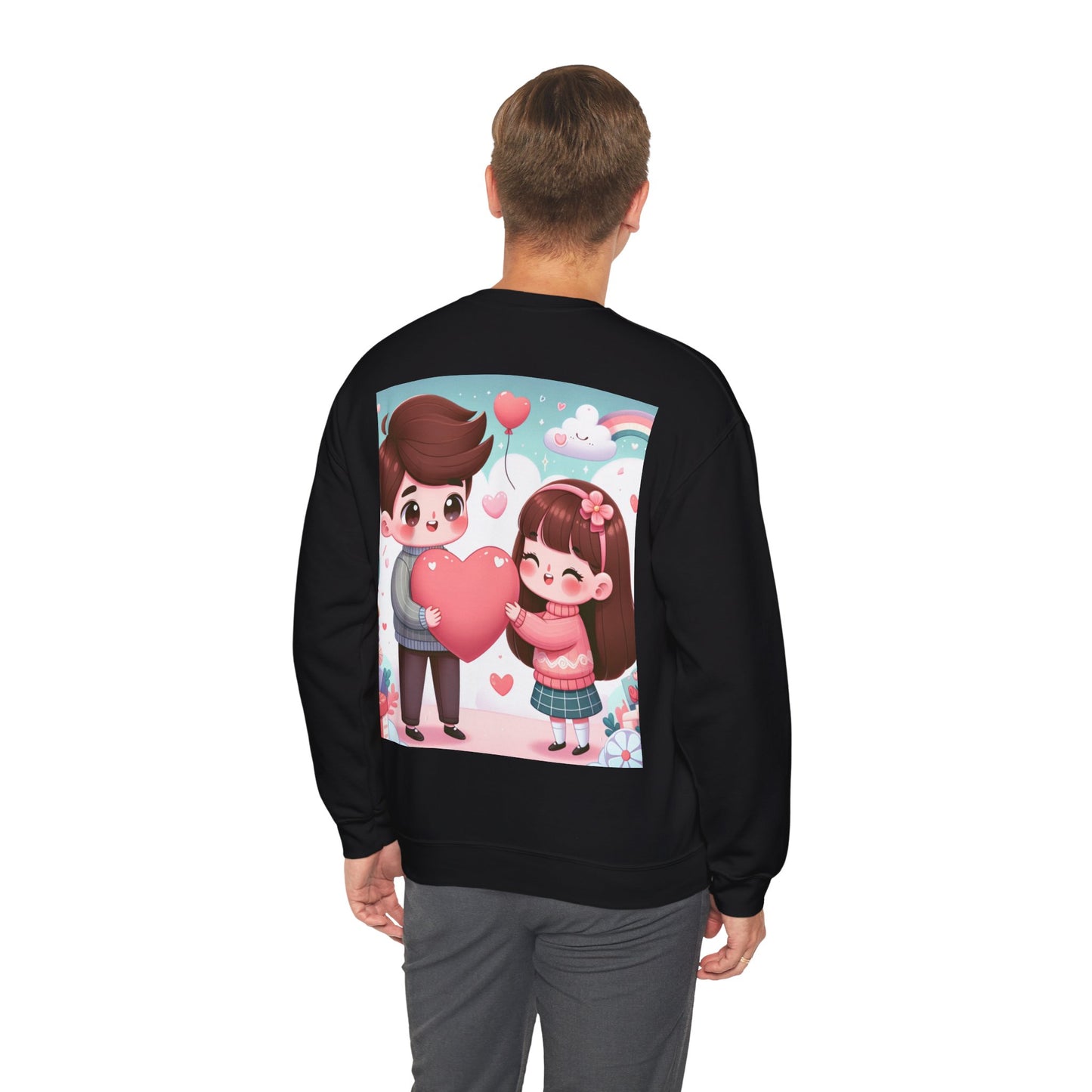 Cute Couples Love Sweatshirt - Unisex Heavy Blend™ - Perfect for Valentine’s Day & Anniversaries