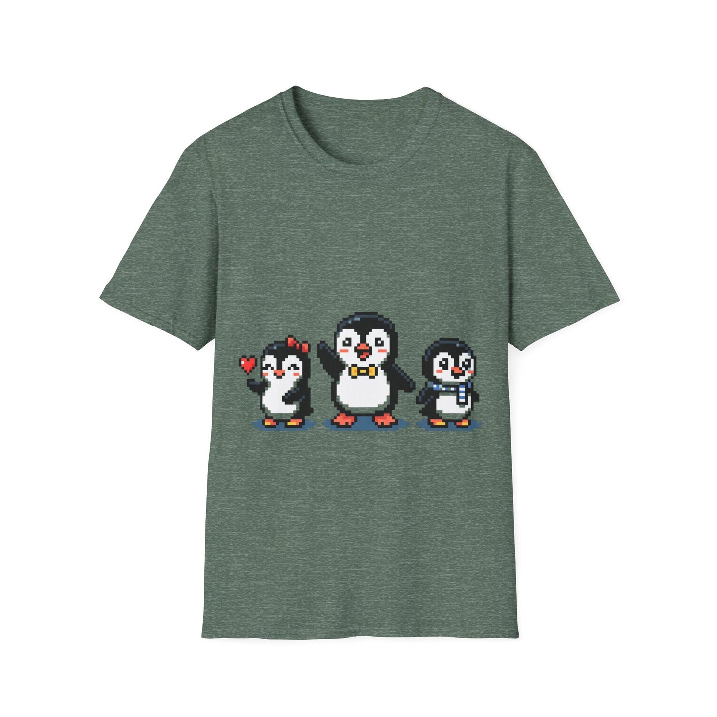 Penguin Pixel Tee — Cute Retro Pixel Art Penguins T-Shirt