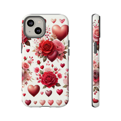 Heartfelt Floral Phone Case | Tough Cases for Love & Romance