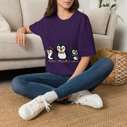 Penguin Pixel Tee — Cute Retro Pixel Art Penguins T-Shirt