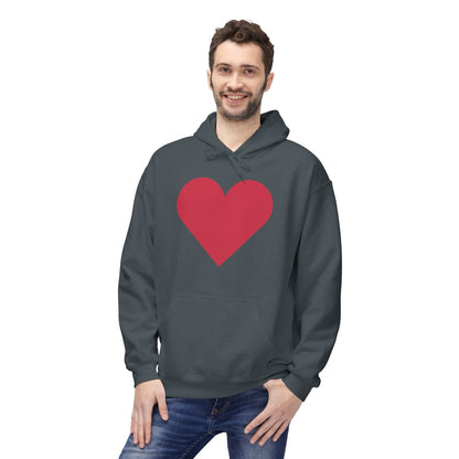 Heart & Rose Pattern Hoodie — Romantic Floral Valentine Pullover