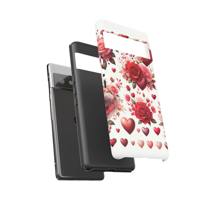 Heartfelt Floral Phone Case | Tough Cases for Love & Romance