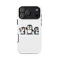 Penguin Pixel Trio Phone Case — Cute Retro 8‑Bit Penguin Family Protective Cover
