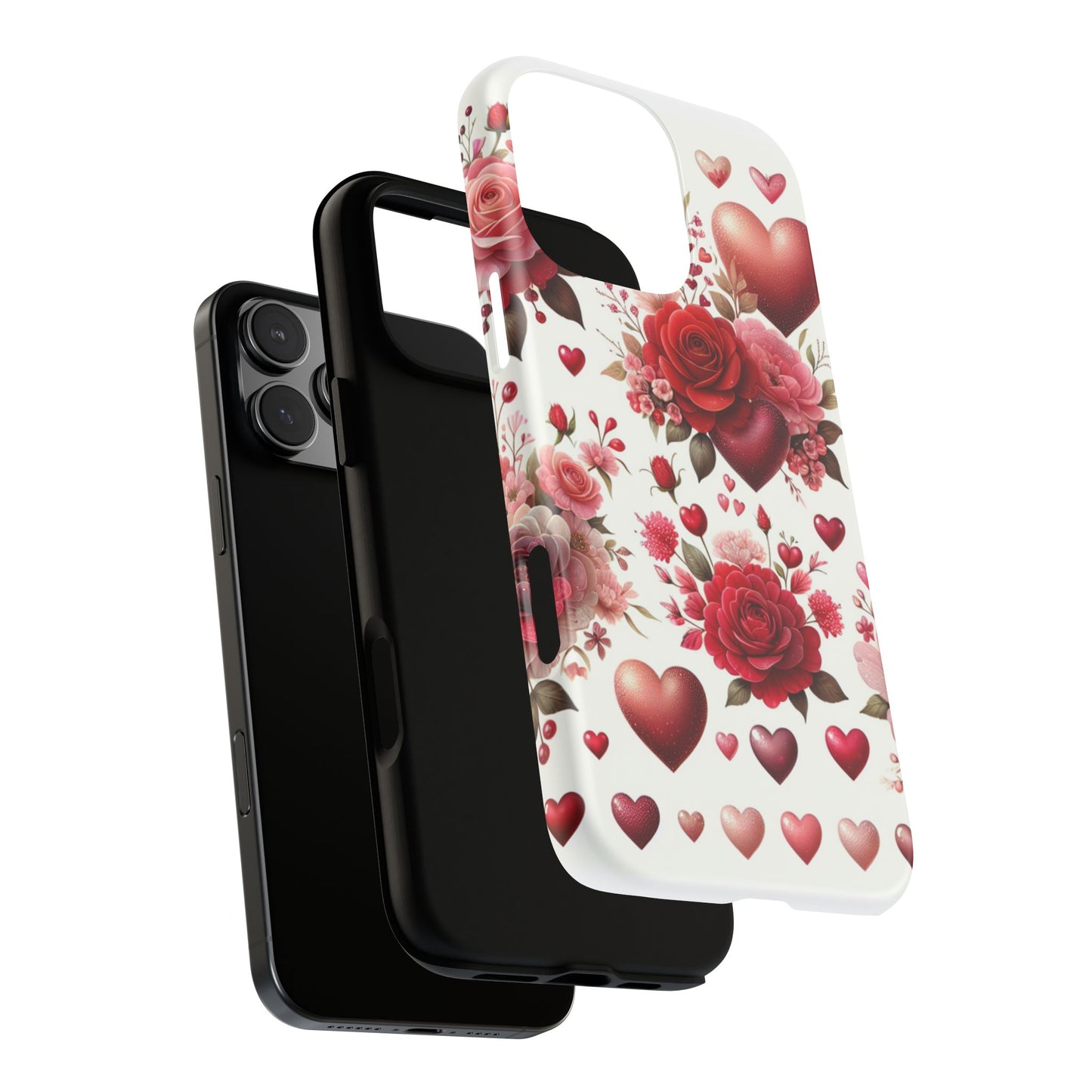 Heartfelt Floral Phone Case | Tough Cases for Love & Romance