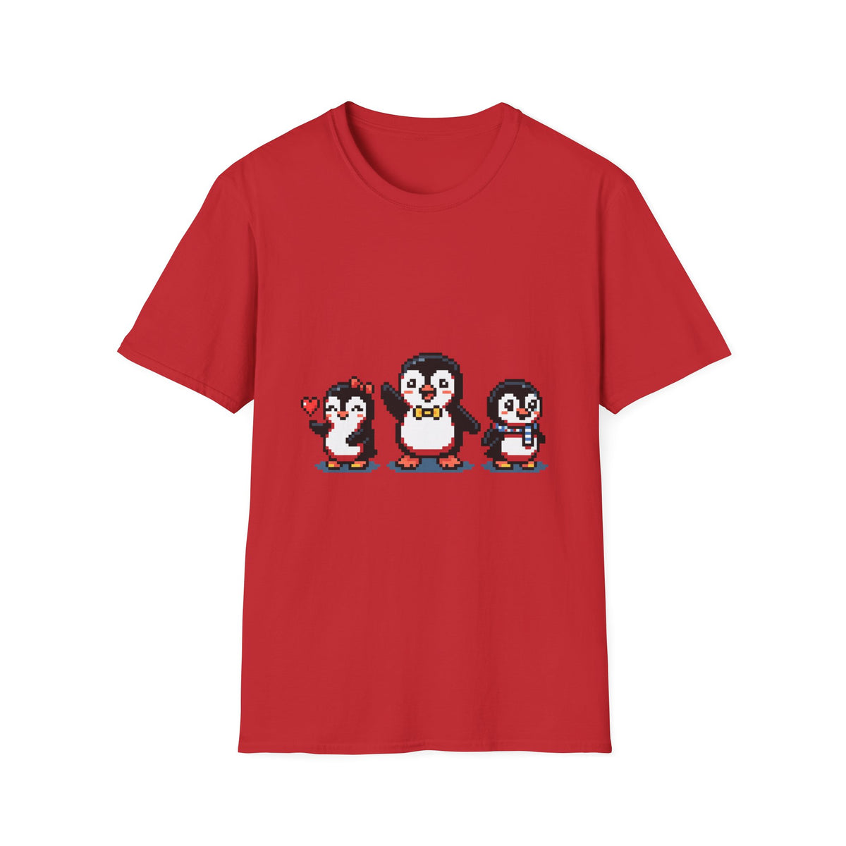 Penguin Pixel Tee — Cute Retro Pixel Art Penguins T-Shirt