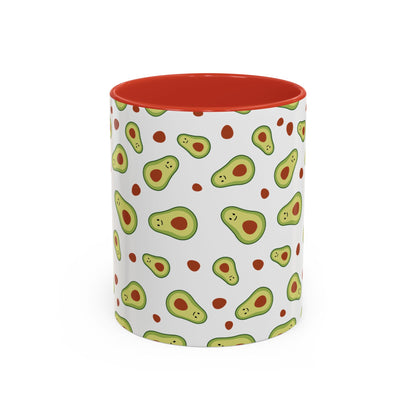 Quirky Avocado Print Coffee Mug - Fun Kitchen Accessory for Unique Coffee Lovers