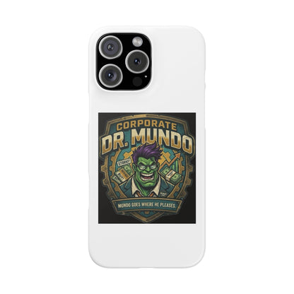 Corporate Dr. Mundo Phone Case — Funny Gaming Snap Case for League of Legends Fans
