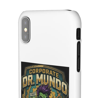 Corporate Dr. Mundo Phone Case — Funny Gaming Snap Case for League of Legends Fans