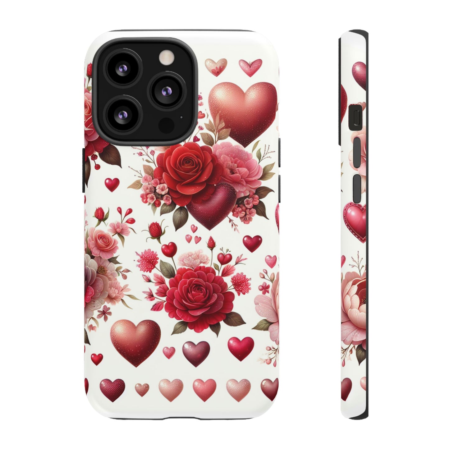 Heartfelt Floral Phone Case | Tough Cases for Love & Romance