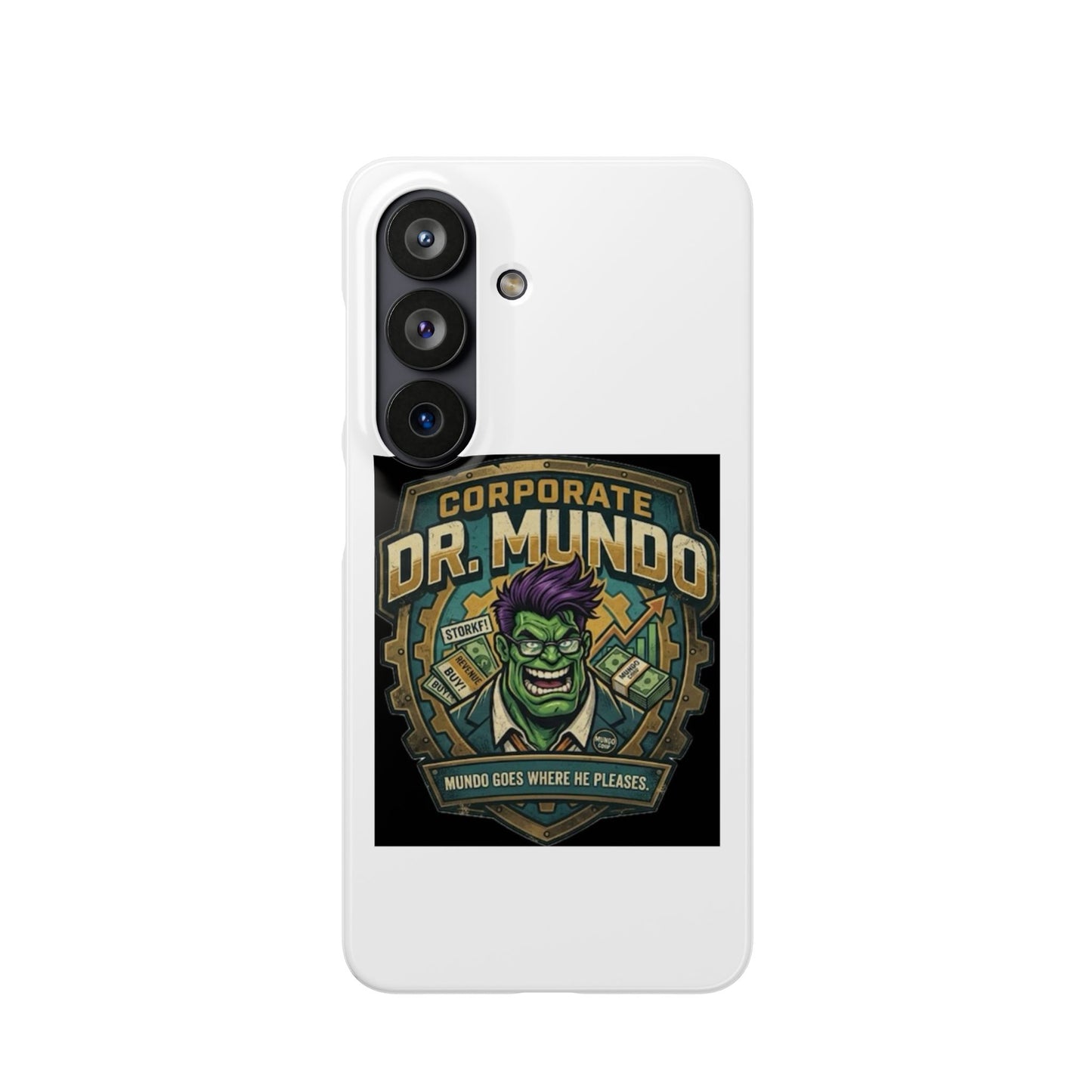 Corporate Dr. Mundo Phone Case — Funny Gaming Snap Case for League of Legends Fans
