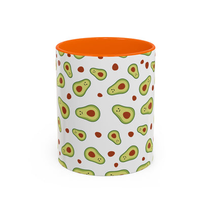 Quirky Avocado Print Coffee Mug - Fun Kitchen Accessory for Unique Coffee Lovers