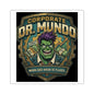 Square Sticker — Corporate Dr. Mundo Gaming Logo ("Mundo Goes Where He Pleases") league of legends