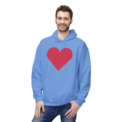 Heart & Rose Pattern Hoodie — Romantic Floral Valentine Pullover